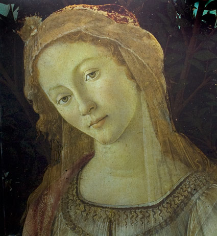 Primavera (détail -figure de Venus) - Sandro Botticelli